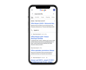 Publicité sur les moteurs de recherche Concession